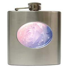 Wonderful Roses In Soft Colors Hip Flask (6 Oz) by FantasyWorld7