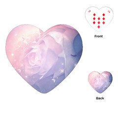 Wonderful Roses In Soft Colors Playing Cards (heart) by FantasyWorld7