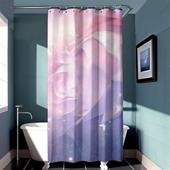 Wonderful Roses In Soft Colors Shower Curtain 36  X 72  (stall)  by FantasyWorld7