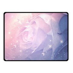 Wonderful Roses In Soft Colors Double Sided Fleece Blanket (small)  by FantasyWorld7