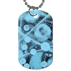 Atomic Blue Dog Tag (two Sides) by WILLBIRDWELL