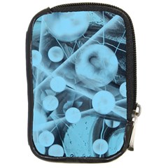 Atomic Blue Compact Camera Leather Case by WILLBIRDWELL