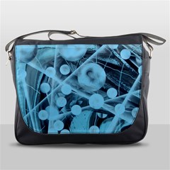 Atomic Blue Messenger Bag by WILLBIRDWELL