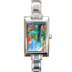 Garden  3 Rectangle Italian Charm Watch by WILLBIRDWELL