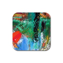 Garden  3 Rubber Square Coaster (4 Pack)  by WILLBIRDWELL