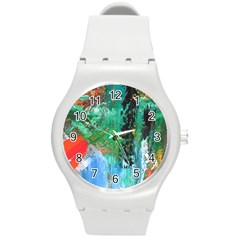 Garden  3 Round Plastic Sport Watch (m) by WILLBIRDWELL