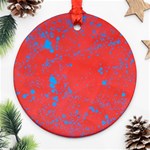 BLUE BLOOD Round Ornament (Two Sides) Front