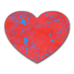 Blue Blood Heart Mousepads by WILLBIRDWELL