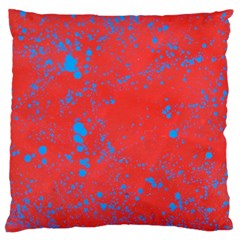 Blue Blood Large Cushion Case (one Side) by WILLBIRDWELL