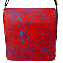 Blue Blood Flap Closure Messenger Bag (s) by WILLBIRDWELL