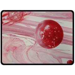 Red Dwarf Fleece Blanket (large)  by WILLBIRDWELL