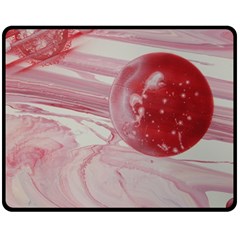 Red Dwarf Double Sided Fleece Blanket (medium)  by WILLBIRDWELL