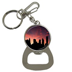 Skyline Panoramic City Architecture Bottle Opener Key Chains