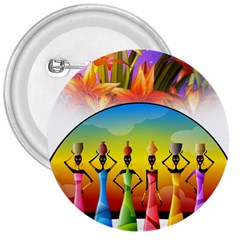 African American Women 3  Buttons by AlteredStates