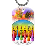 African American Women Dog Tag (Two Sides) Front