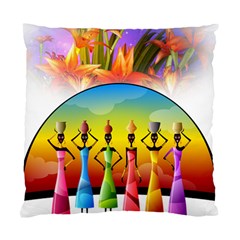 African American Women Standard Cushion Case (one Side) by AlteredStates