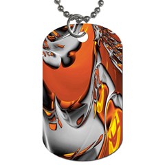 Special Fractal 24 Terra Dog Tag (one Side) by ImpressiveMoments