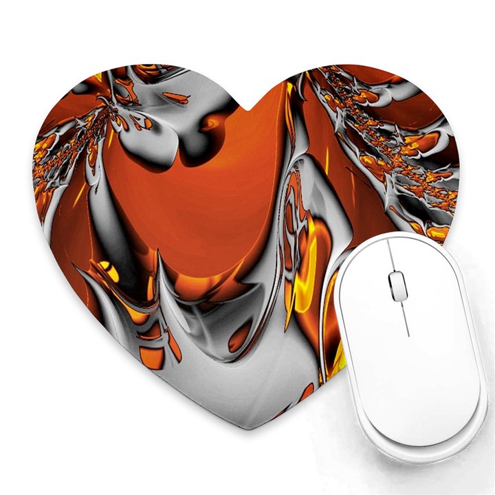 Special Fractal 24 Terra Heart Mousepads