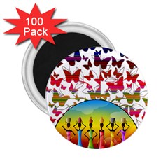 African Americn Art African American Women 2 25  Magnets (100 Pack)  by AlteredStates