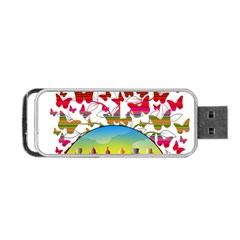 African Americn Art African American Women Portable Usb Flash (one Side) by AlteredStates