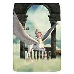 Cute Little Pegasus In The Sky, Cartoon Removable Flap Cover (s) by FantasyWorld7