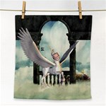 Cute Little Pegasus In The Sky, Cartoon Face Towel Front