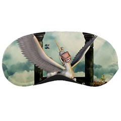 Cute Little Pegasus In The Sky, Cartoon Sleeping Masks by FantasyWorld7