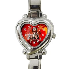 The Fairy Of Music Heart Italian Charm Watch by FantasyWorld7