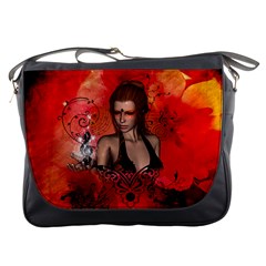 The Fairy Of Music Messenger Bag by FantasyWorld7