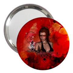 The Fairy Of Music 3  Handbag Mirrors by FantasyWorld7