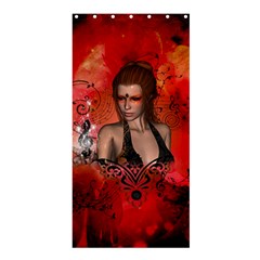 The Fairy Of Music Shower Curtain 36  X 72  (stall)  by FantasyWorld7