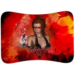 The Fairy Of Music Velour Seat Head Rest Cushion by FantasyWorld7