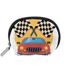 Automobile Car Checkered Drive Accessory Pouch (Small)