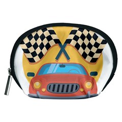 Automobile Car Checkered Drive Accessory Pouch (Medium)