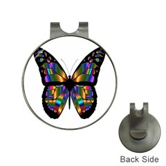 Abstract Animal Art Butterfly Hat Clips with Golf Markers