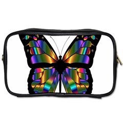 Abstract Animal Art Butterfly Toiletries Bag (One Side)