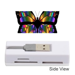 Abstract Animal Art Butterfly Memory Card Reader (Stick)