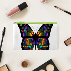 Abstract Animal Art Butterfly Cosmetic Bag (XS)