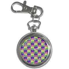 Cartoon Style Marine Life Motif Pattern Key Chain Watches by dflcprints