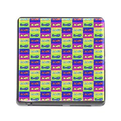 Cartoon Style Marine Life Motif Pattern Memory Card Reader (square 5 Slot) by dflcprints