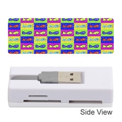 Cartoon Style Marine Life Motif Pattern Memory Card Reader (stick) by dflcprints