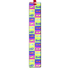 Cartoon Style Marine Life Motif Pattern Large Book Marks by dflcprints