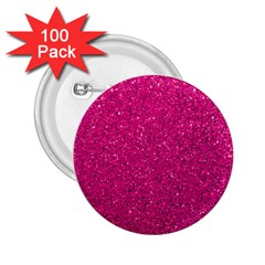 Hot Pink Glitter 2.25  Buttons (100 pack) 