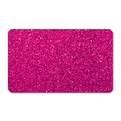 Hot Pink Glitter Magnet (rectangular) by snowwhitegirl