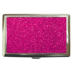 Hot Pink Glitter Cigarette Money Case