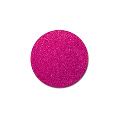 Hot Pink Glitter Golf Ball Marker