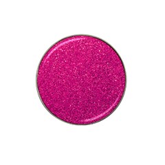 Hot Pink Glitter Hat Clip Ball Marker