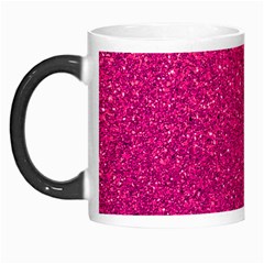 Hot Pink Glitter Morph Mugs