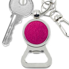 Hot Pink Glitter Bottle Opener Key Chains