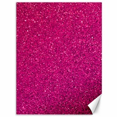 Hot Pink Glitter Canvas 36  x 48 